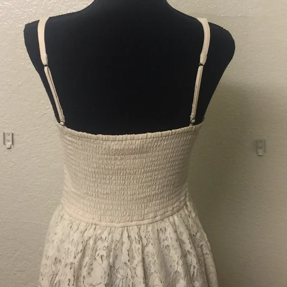 Abercrombie Iory corset boned lace adjustable strap mini dress - Picture 7 of 8